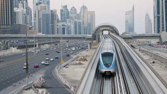 Transport i Dubai.