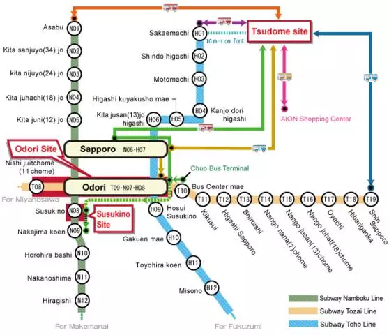 Conas dul go Sapporo? 10508_3