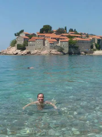 Pantai di pulau-pulau Montenegro - San Nicolas dan Sveti Stefan. 11327_3