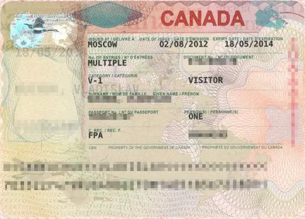 Visa til Canada. Hvor meget er det og hvordan man får? 12501_2