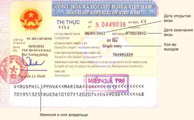 Ubhaliso lweVietnam Visa 1455_3