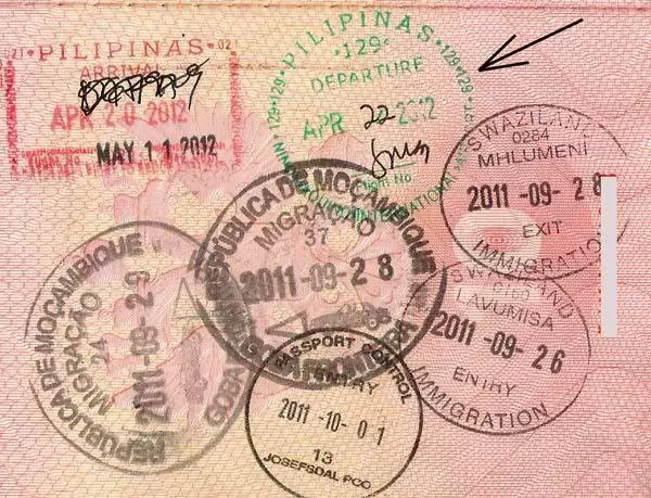 Filipinetara bisa lortzea. Bisa kostua eta beharrezko dokumentuak.