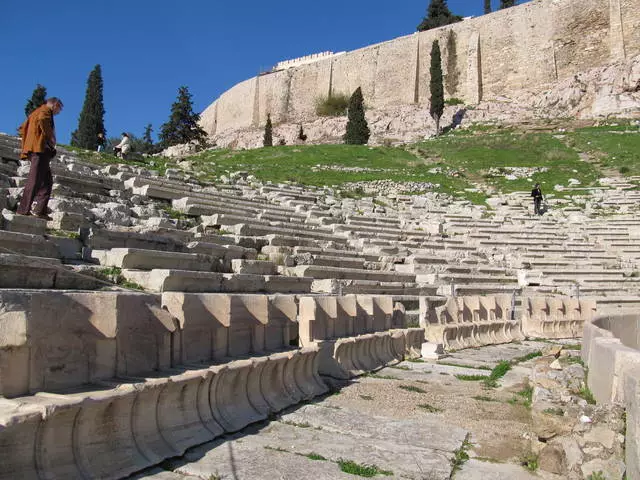 Theatre of Dionysus ໃນ Athens / ການທົບທວນຄືນຂອງການເດີນທາງແລະ sights achens