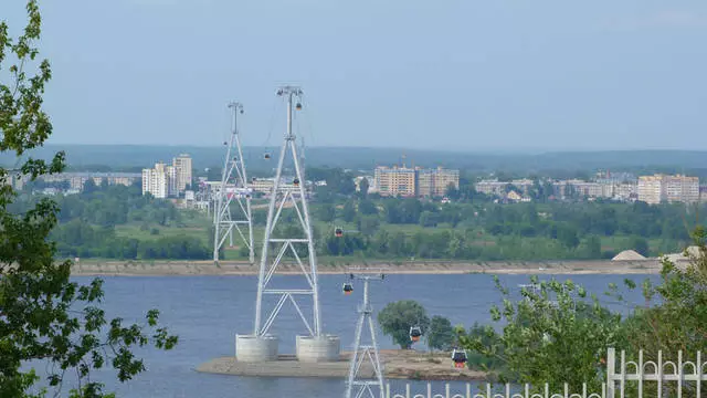 Nizhny Novgorod Cableway, bona manera d'obtenir una dosi d'adrenalina / ressenyes sobre visites i llocs d'interès de Nizhny Novgorod 25793_3