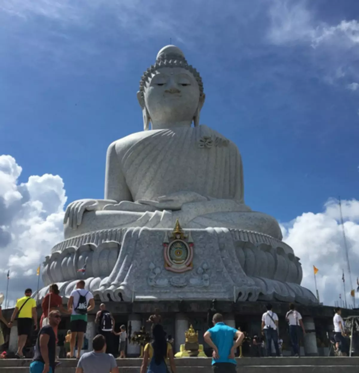 Звук на горе big Buddha в Тайланде