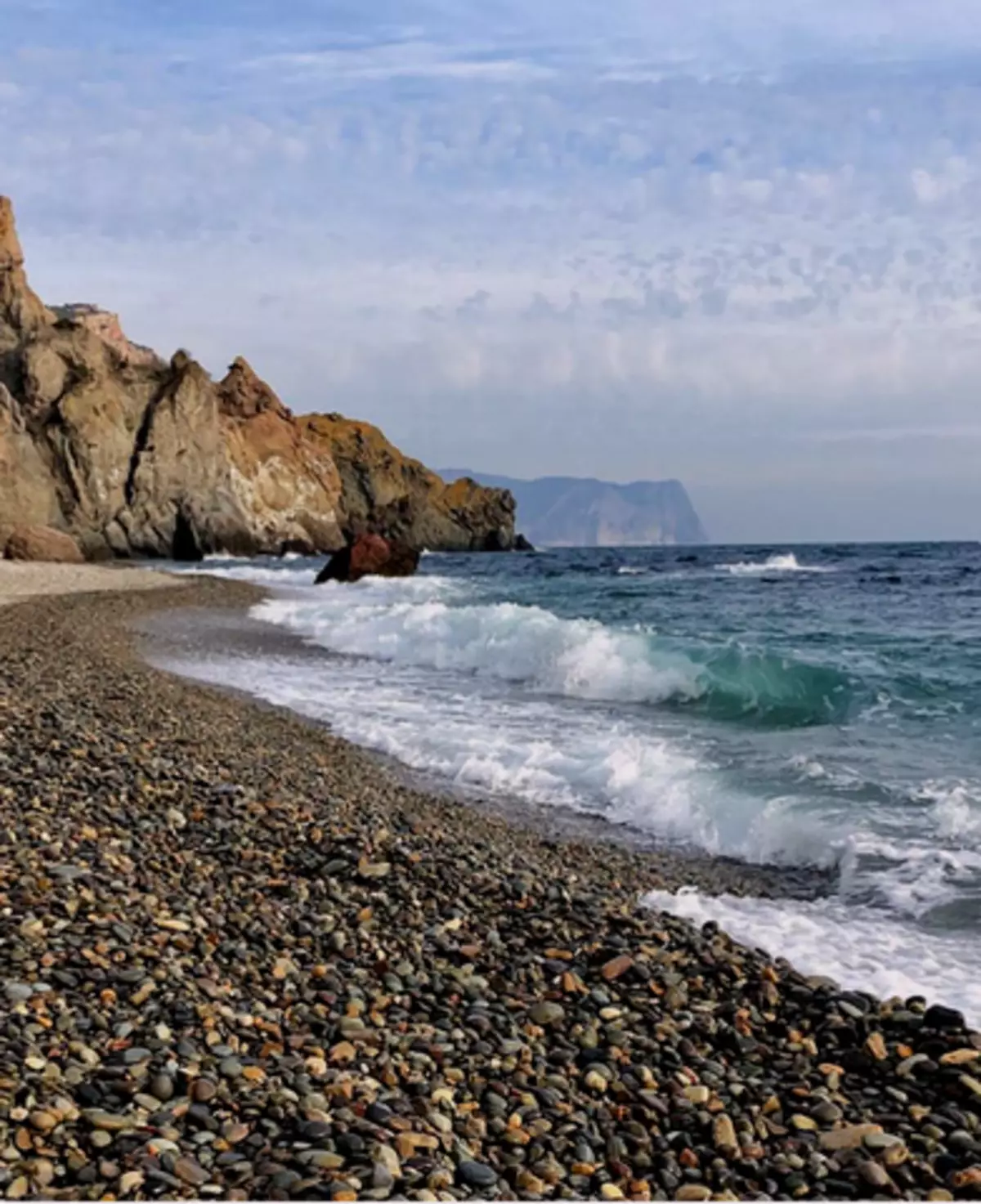 Яшмовый пляж Крым базальт