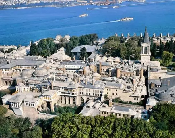 Sultansky Palace Topkapi in Atanbul