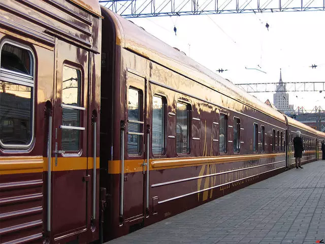 Welke route loopt de trein "Tsarist Gold"?