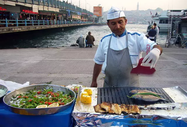 Ukudla eTurkey: Amasobho, inyama nezitsha zezinhlanzi, amakheli ezikhungweni. 3424_24