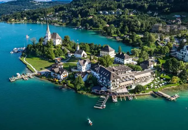 Lacul în vară în Austria pe lacuri 507_2