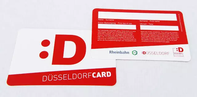 Fampahalalana mahasoa momba ny fialantsasatra ao Dusseldorf: Düsseldorfcard. 5156_2