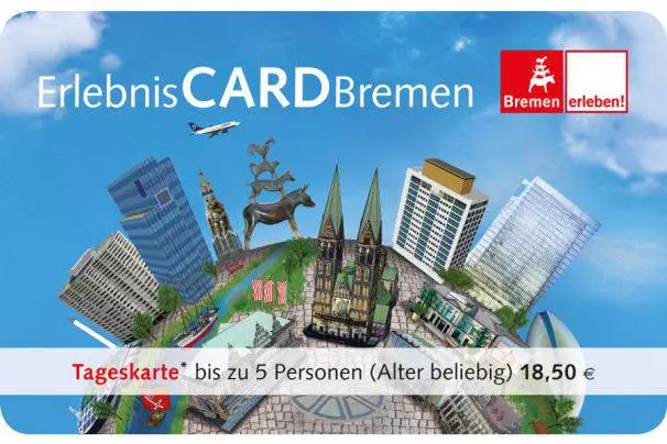 Thông tin hữu ích cho những người sẽ đến Bremen: Bremen Erlebniscard