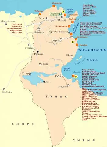 Hvor er det bedre å slappe av i Tunisia? Hvilket feriested velger? 7094_1