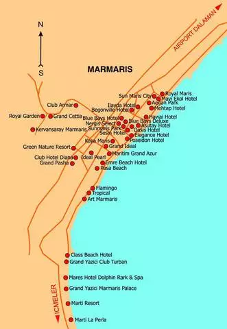 Marmaris में रहने के लिए कौन सा होटल बेहतर है?