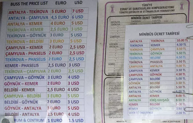 Welke valuta is beter om naar de vakantie in Sokurjlarar te gaan? 7300_2