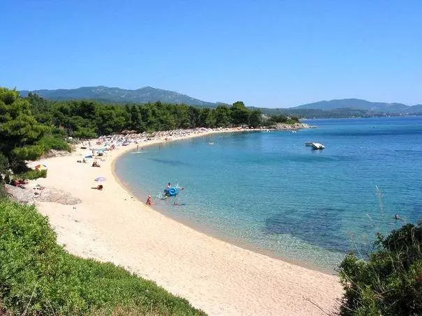 Gwahanol argraffiadau am Chalkidiki.