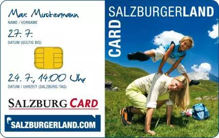 Discount City Map, Salzburg Card (Salber's Card) 8552_2