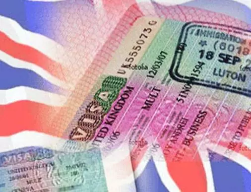 Visa till Storbritannien.